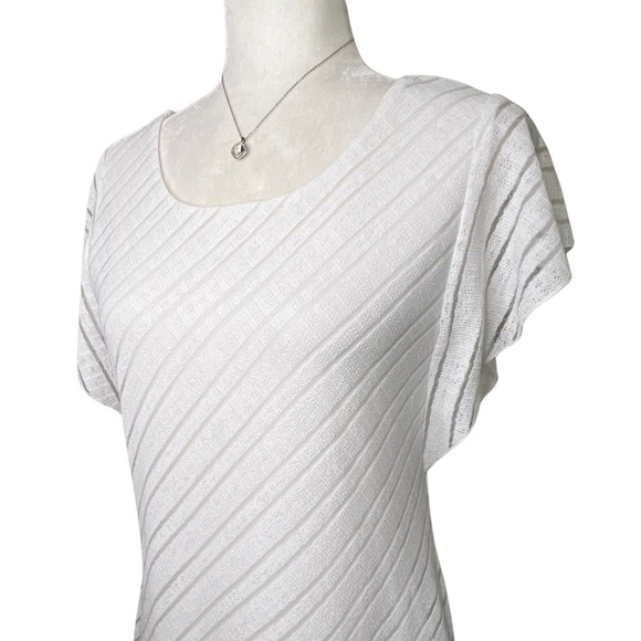 Cato New Dress Midi Striped Road to Rio White Small S NWT - Picture 14 of 14